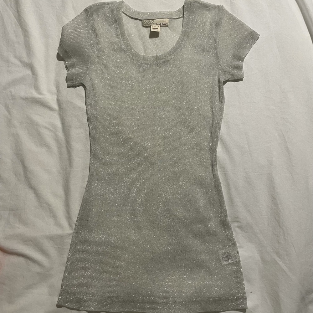 Totally adorable sheer glitter tshirt!